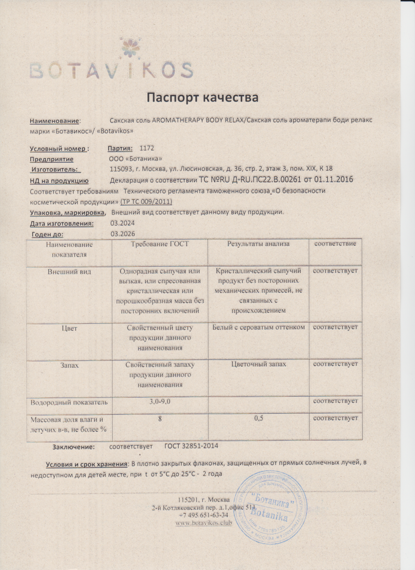 Паспорт №032024